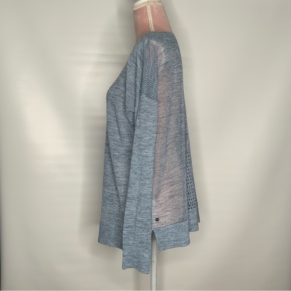 𝅺LULULEMON Well Being‎ Crew Knit linen blend top sweater. - Picture 3 of 9